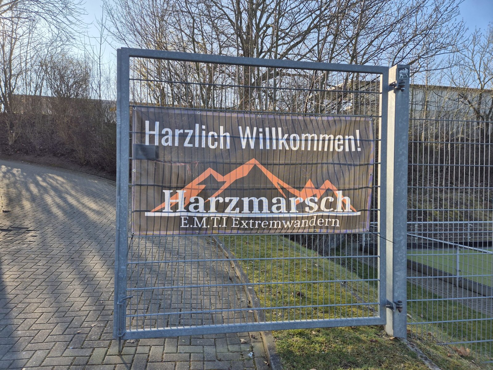 Harzmarsch Goslar 30 km Willkommenschild