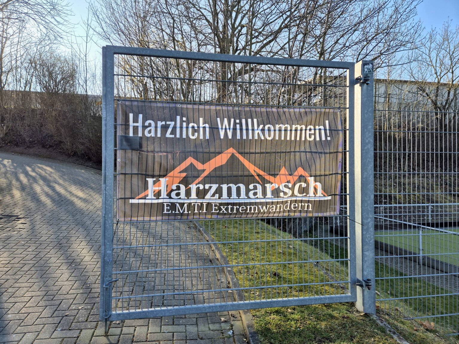 Harzmarsch Goslar 30 km Willkommensschild