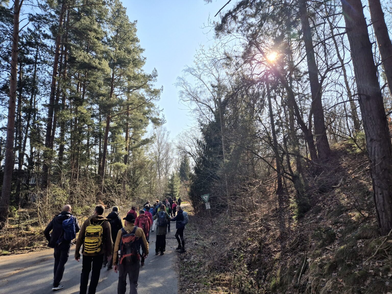 Harzmarsch Goslar 30 km erster Anstieg